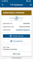 Trusted Traveler Programs screenshot