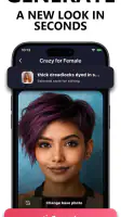 Try Hairstyles-AI Change Color screenshot