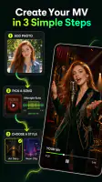 Tuni: AI Music Video Maker screenshot