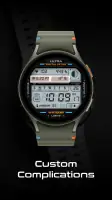 ULTRA Digital Retro watch face screenshot