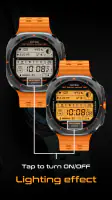 ULTRA Digital Retro watch face screenshot