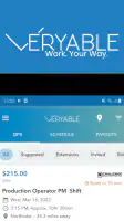 Veryable: Work. Next Day Pay screenshot