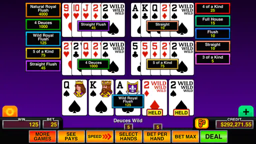 Video Poker Multi Pro Casino screenshot