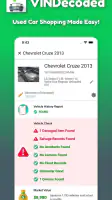 VIN Check Report for Used Cars screenshot