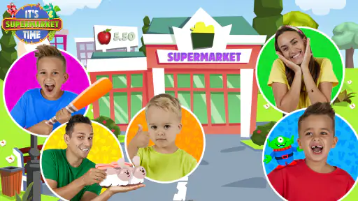 Vlad & Niki Supermarket game screenshot