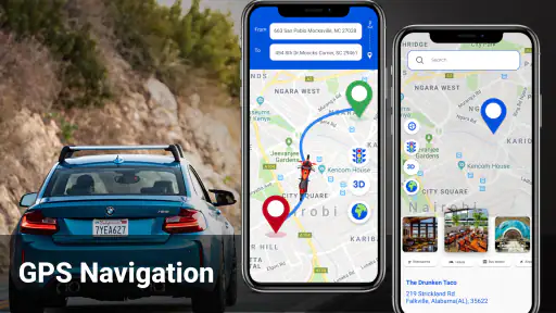 Voice GPS Map Navigation Route screenshot