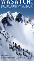 Wasatch Backcountry Skiing Map screenshot