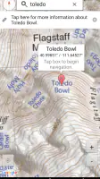 Wasatch Backcountry Skiing Map screenshot