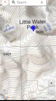 Wasatch Backcountry Skiing Map screenshot
