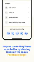 WaySense screenshot
