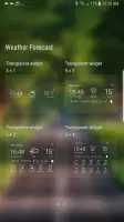 Weather app screenshot