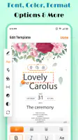 Wedding Invitation Maker App screenshot