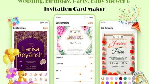 Wedding Invitation Maker App screenshot