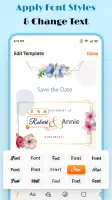 Wedding Invitation Maker App screenshot