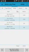 Work Log Pro screenshot