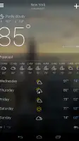 Yahoo Weather screenshot
