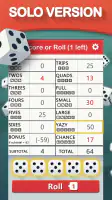 Yazy the yatzy dice game screenshot