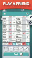 Yazy the yatzy dice game screenshot