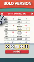 Yazy the yatzy dice game screenshot