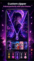 Zipper Lock Screen Customizer screenshot